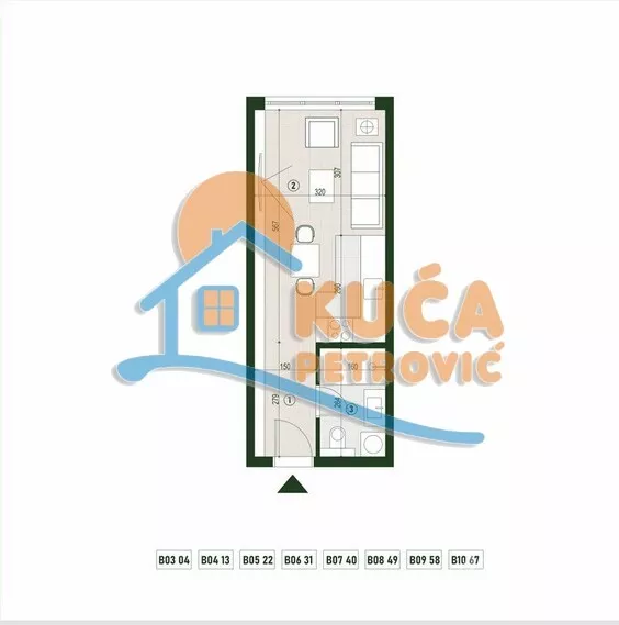 Jednosoban stan | 4zida