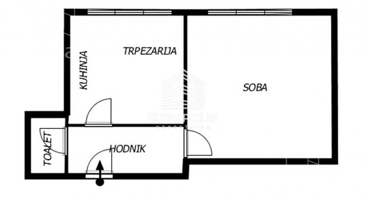 Jednosoban stan | 4zida
