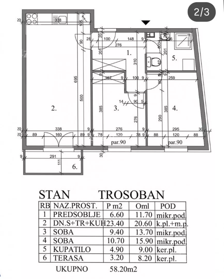 Trosoban stan | 4zida