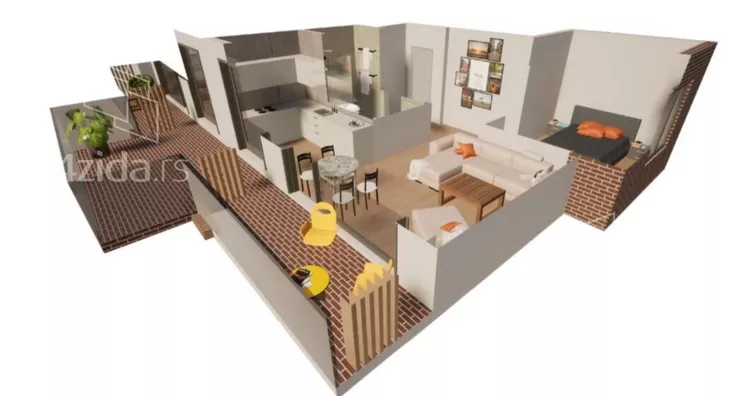 Dvosoban stan | 4zida