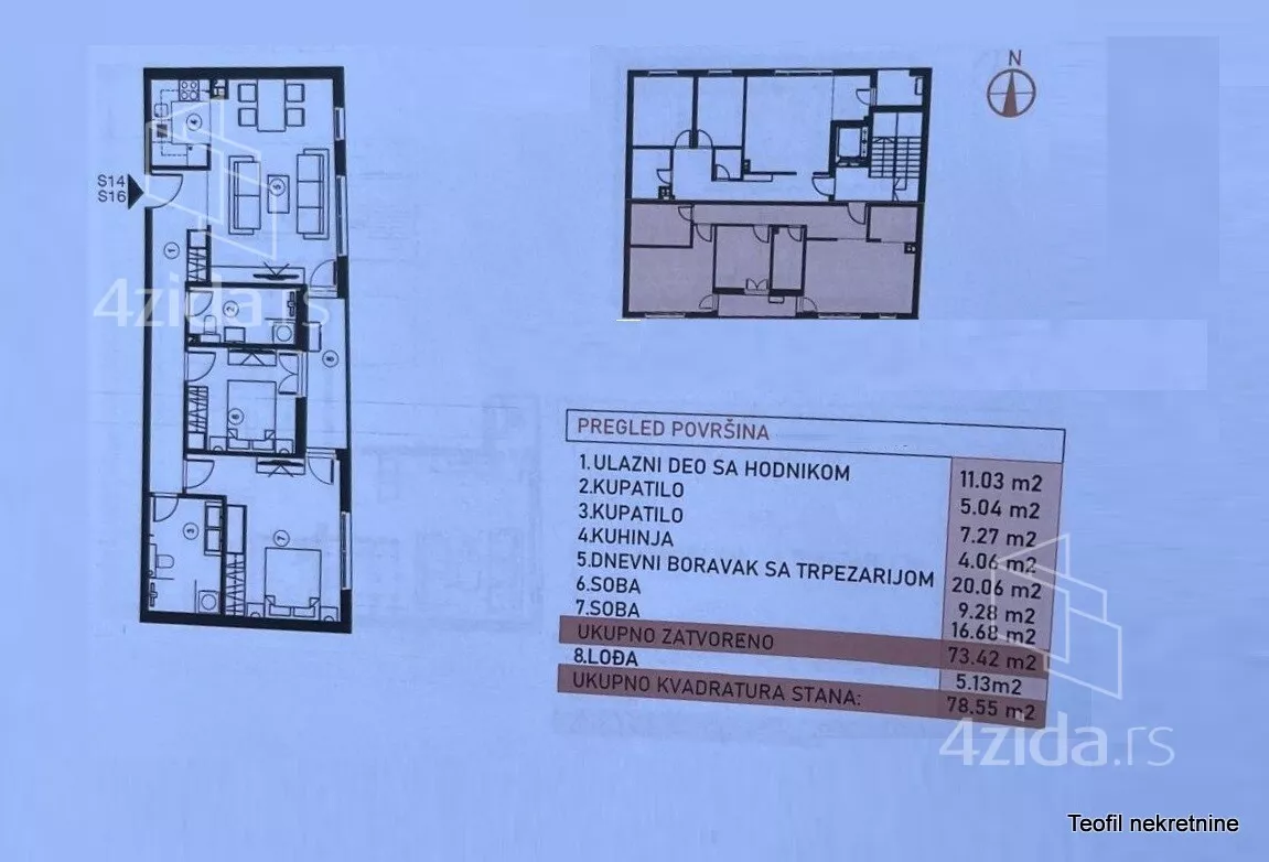 Trosoban stan | 4zida