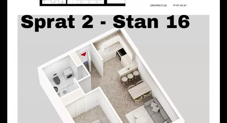 Jednoiposoban stan | 4zida