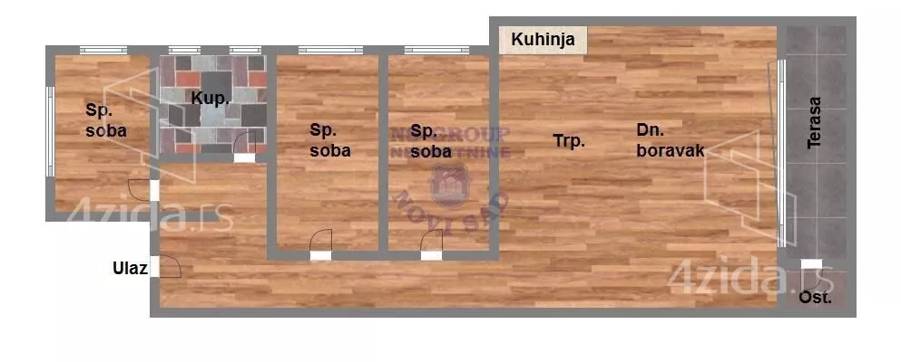 Troiposoban stan | 4zida