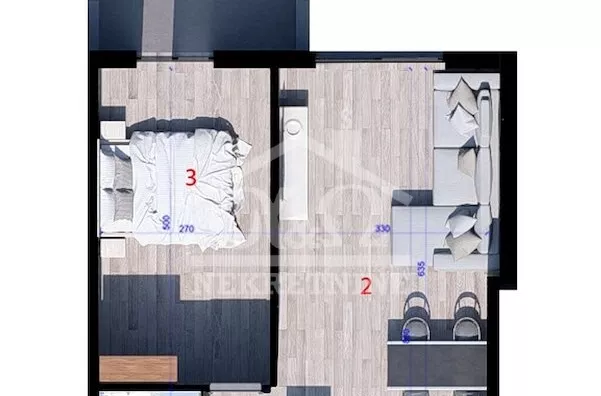 Jednoiposoban stan | 4zida