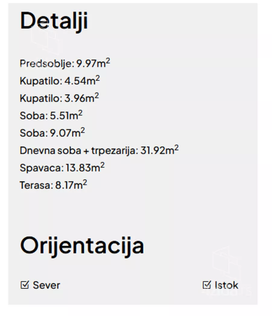 Troiposoban stan | 4zida