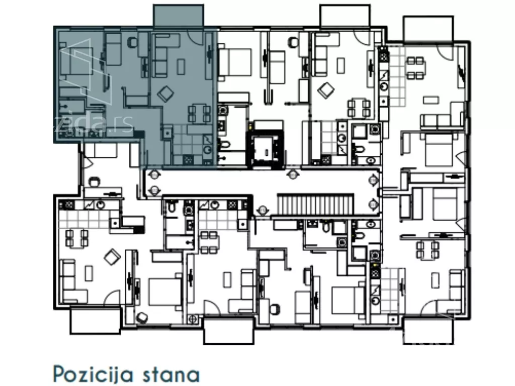 Trosoban stan | 4zida