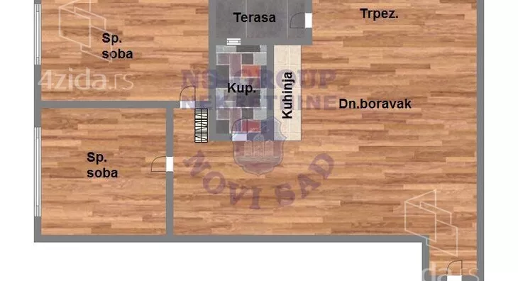 Trosoban stan | 4zida