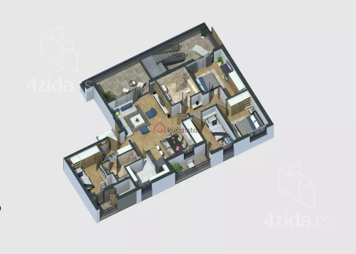 Četvorosoban stan | 4zida