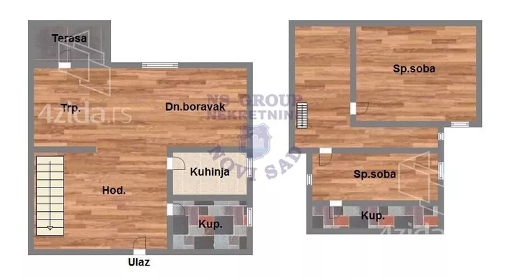 Trosoban stan | 4zida