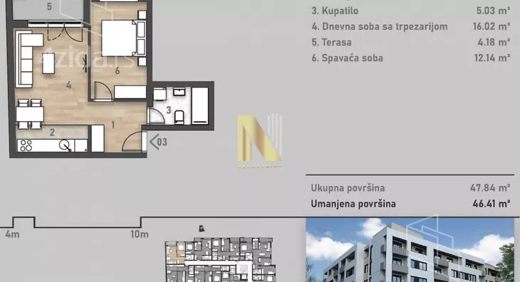 Dvosoban stan | 4zida