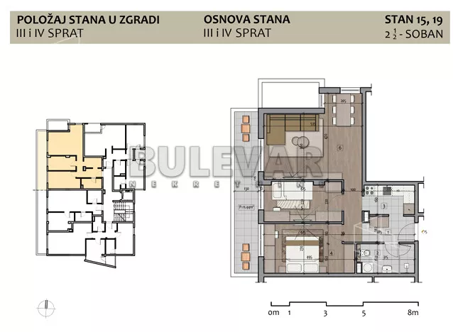 Dvoiposoban stan | 4zida