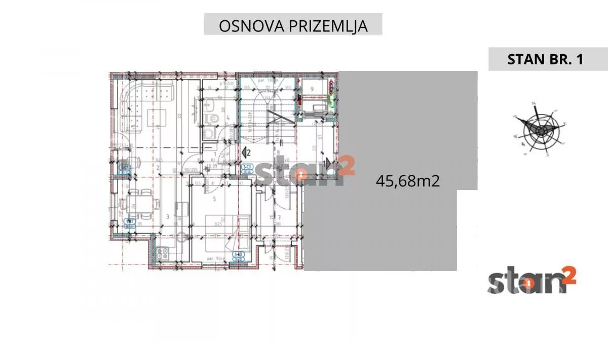 Dvoiposoban stan | 4zida