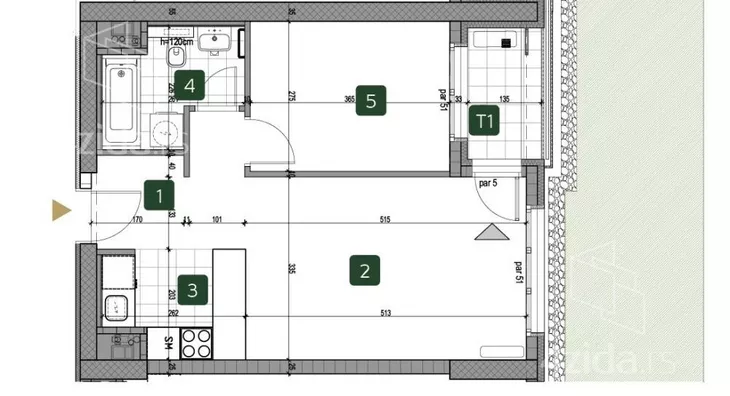 Dvosoban stan | 4zida