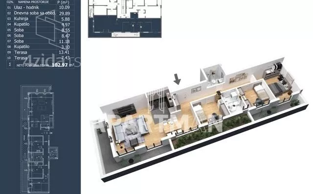 Četvorosoban stan | 4zida