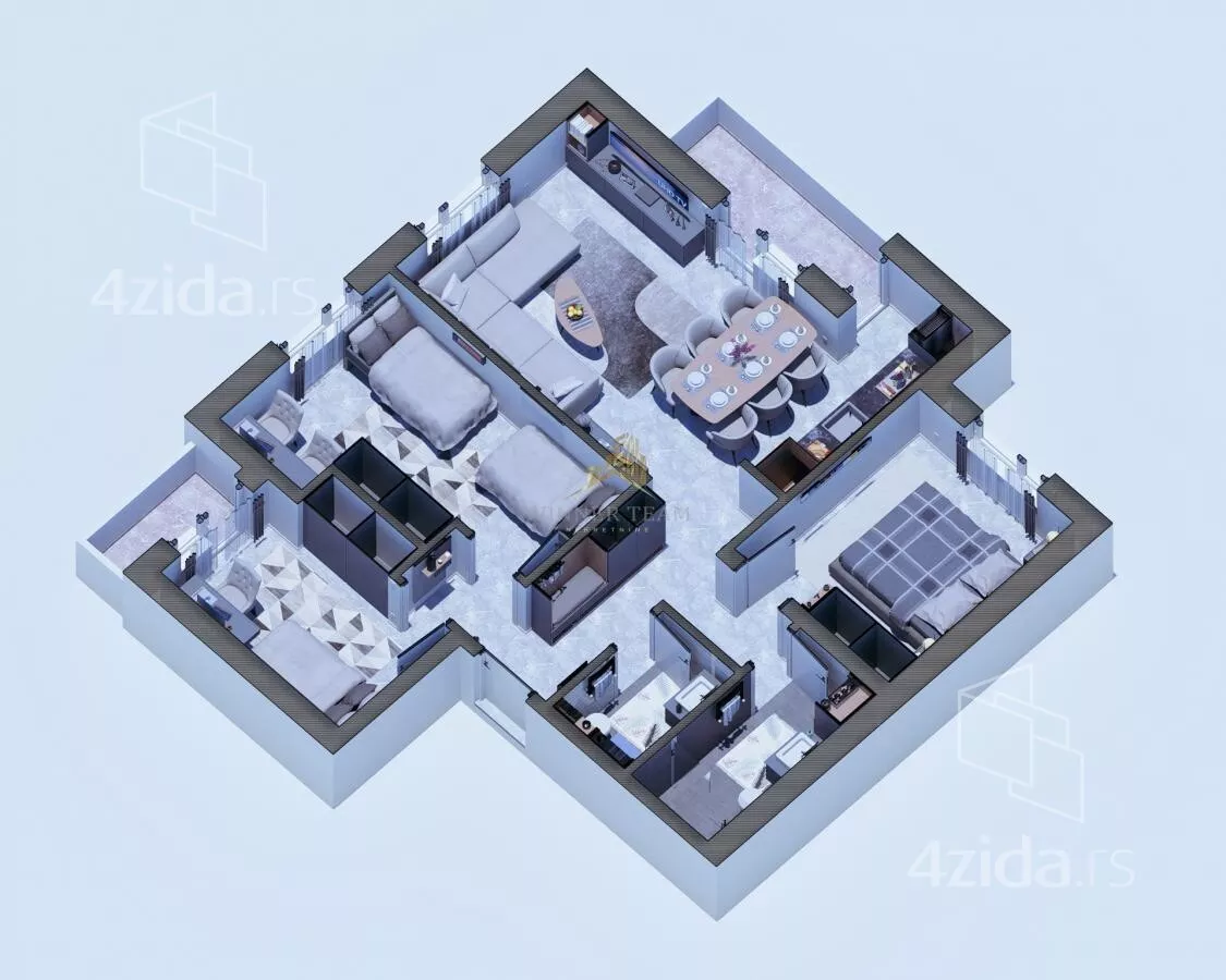 Četvorosoban stan | 4zida