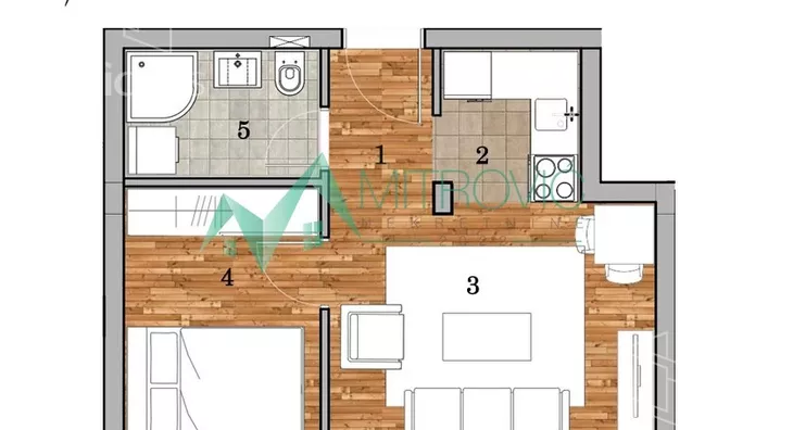 Jednoiposoban stan | 4zida