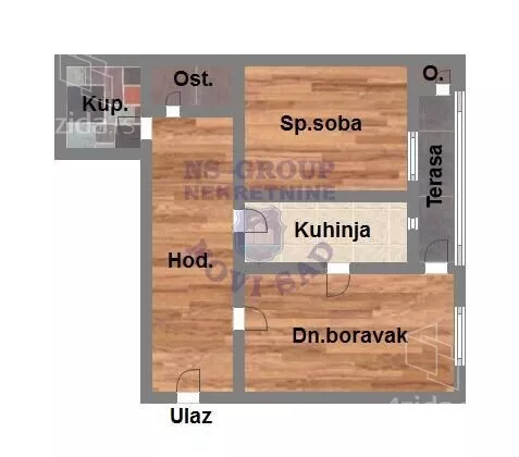 Dvosoban stan | 4zida