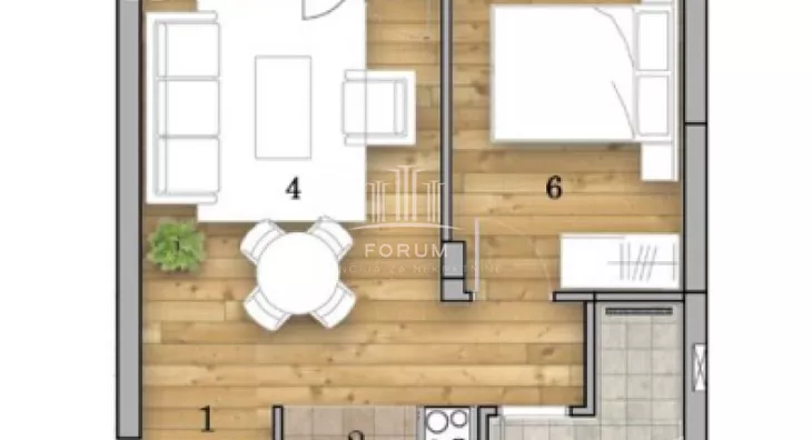 Dvosoban stan | 4zida