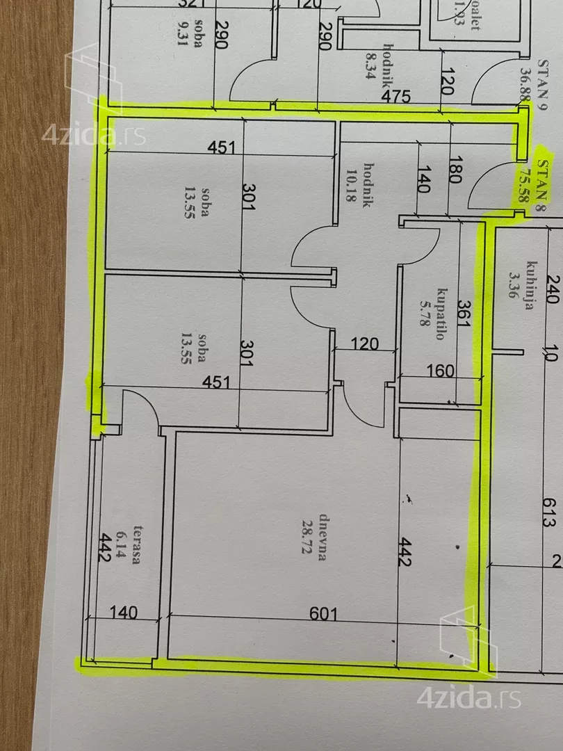 Dvosoban stan | 4zida