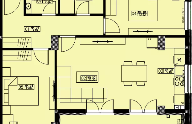 Trosoban stan | 4zida