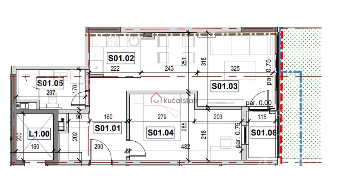 Dvosoban stan | 4zida