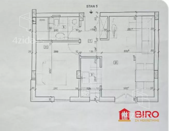 Jednoiposoban stan | 4zida