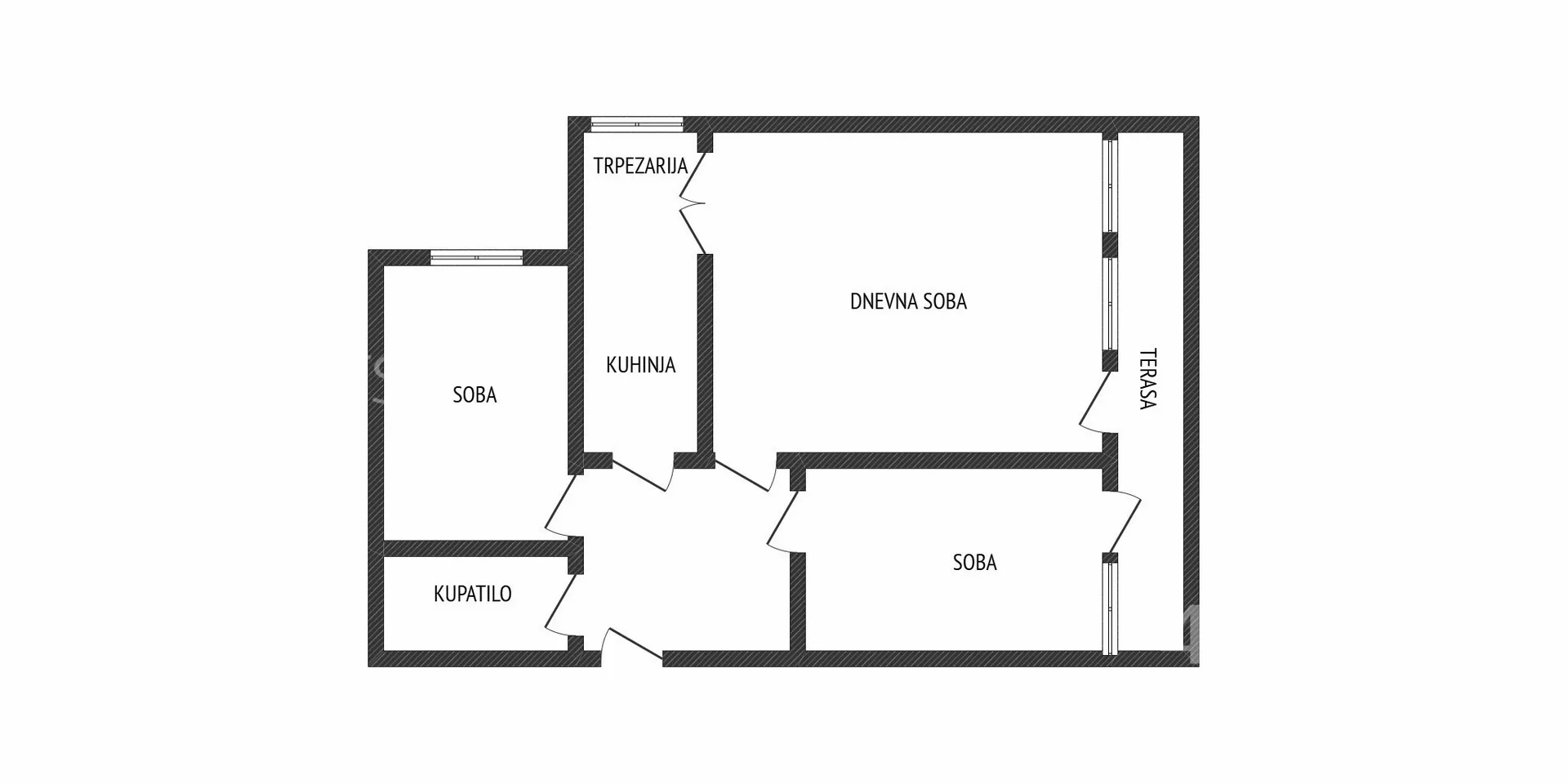 Trosoban stan | 4zida