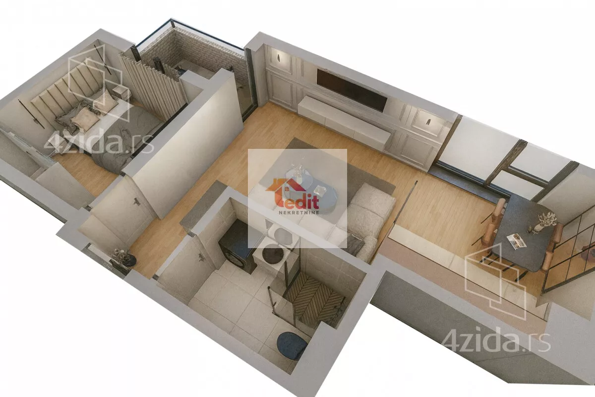 Dvosoban stan | 4zida