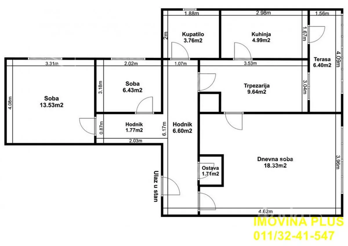 Trosoban stan | 4zida