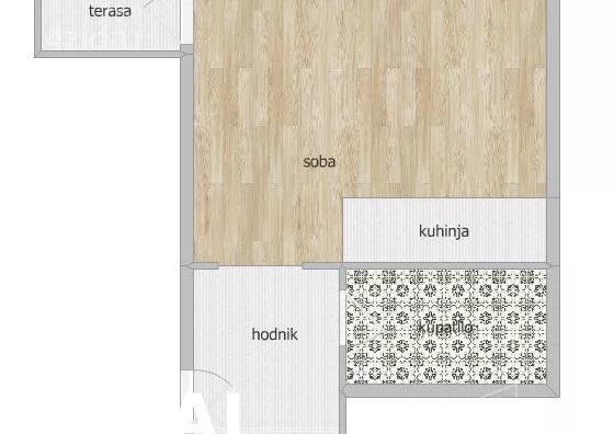 Jednosoban stan | 4zida