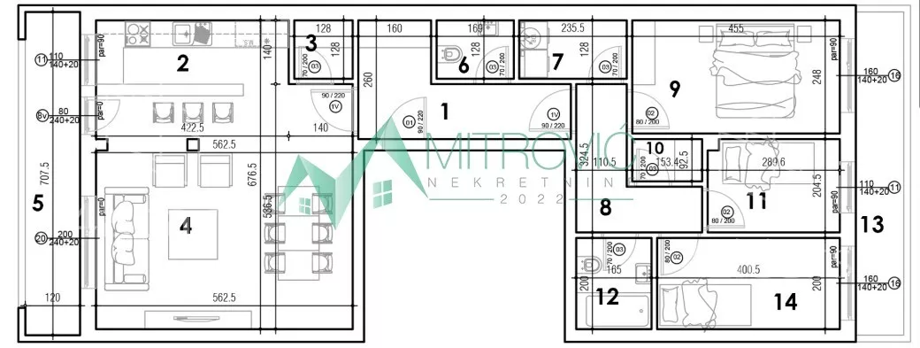 Troiposoban stan | 4zida
