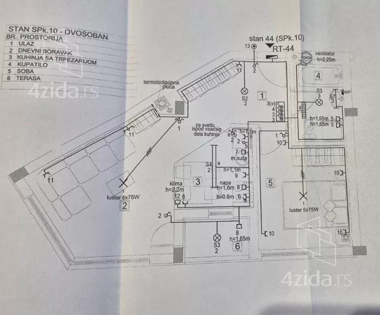 Dvosoban stan | 4zida