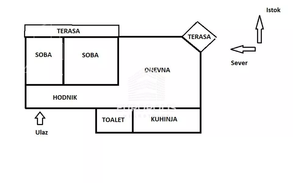 Trosoban stan | 4zida