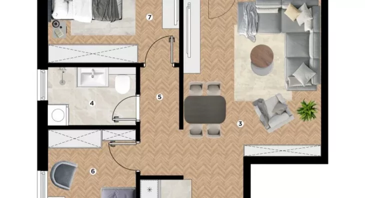 Dvoiposoban stan | 4zida