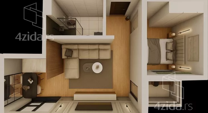 Jednoiposoban stan | 4zida