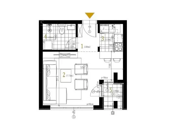 Jednosoban stan | 4zida