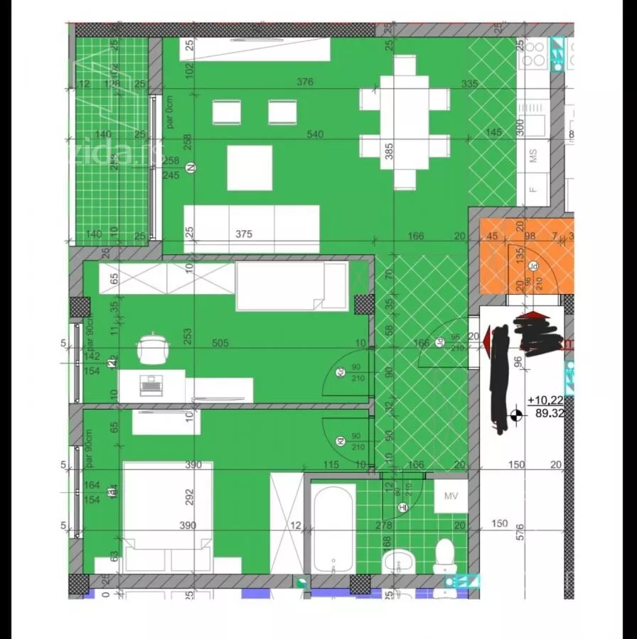 Trosoban stan | 4zida
