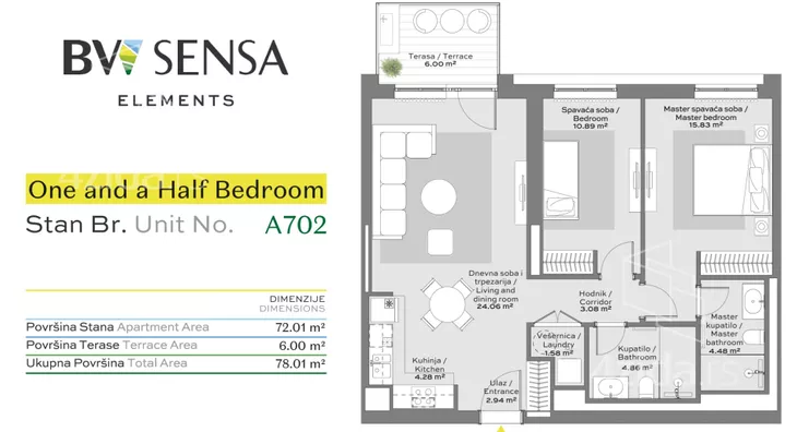 Trosoban stan | 4zida