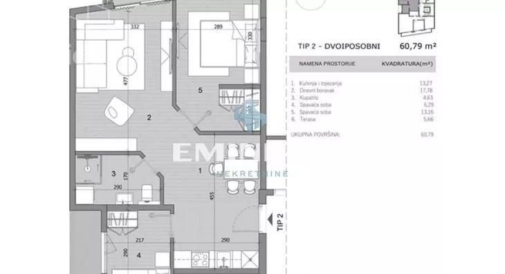 Dvoiposoban stan | 4zida
