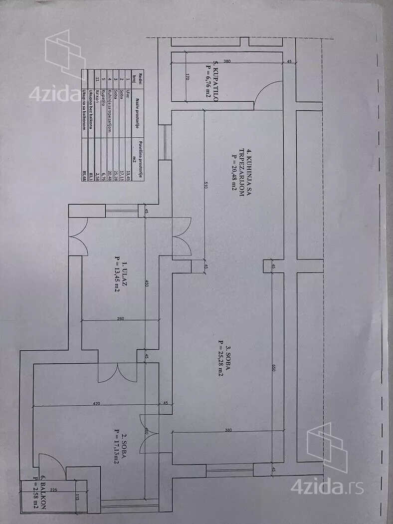 Trosoban stan | 4zida