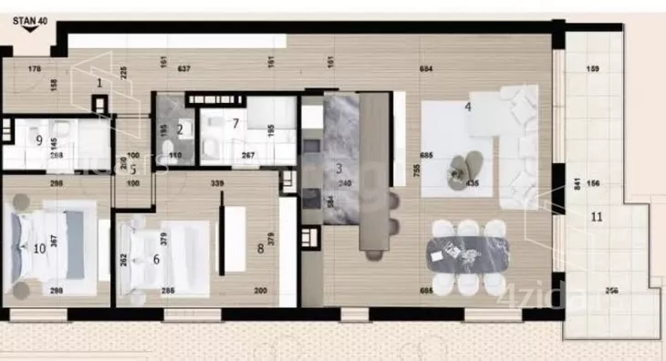 Četvorosoban stan | 4zida