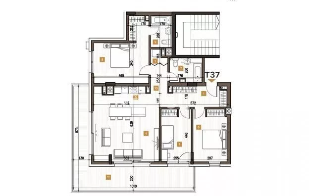 Trosoban stan | 4zida