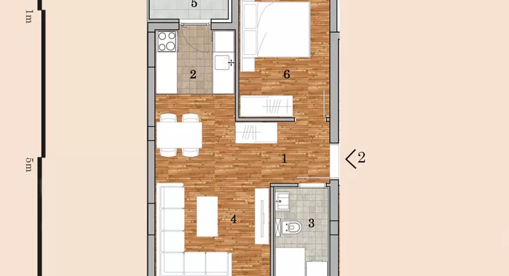 Dvosoban stan | 4zida