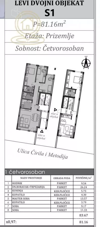 Četvorosoban stan | 4zida