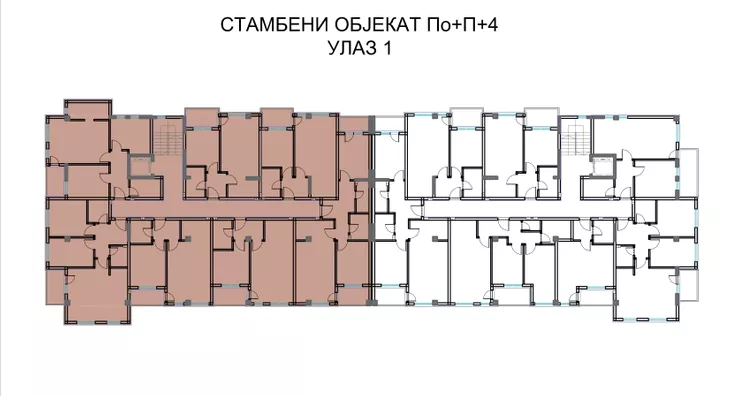 Jednoiposoban stan | 4zida