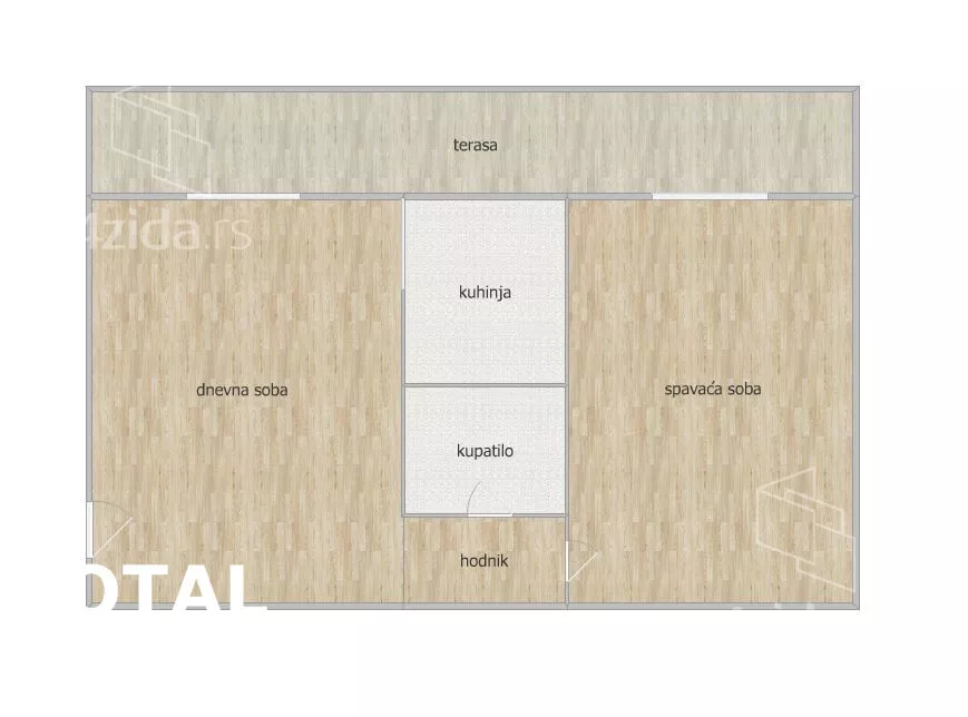 Dvosoban stan | 4zida