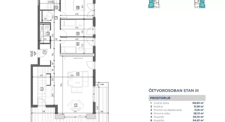 Četvorosoban stan | 4zida