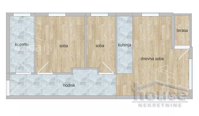 Trosoban stan | 4zida