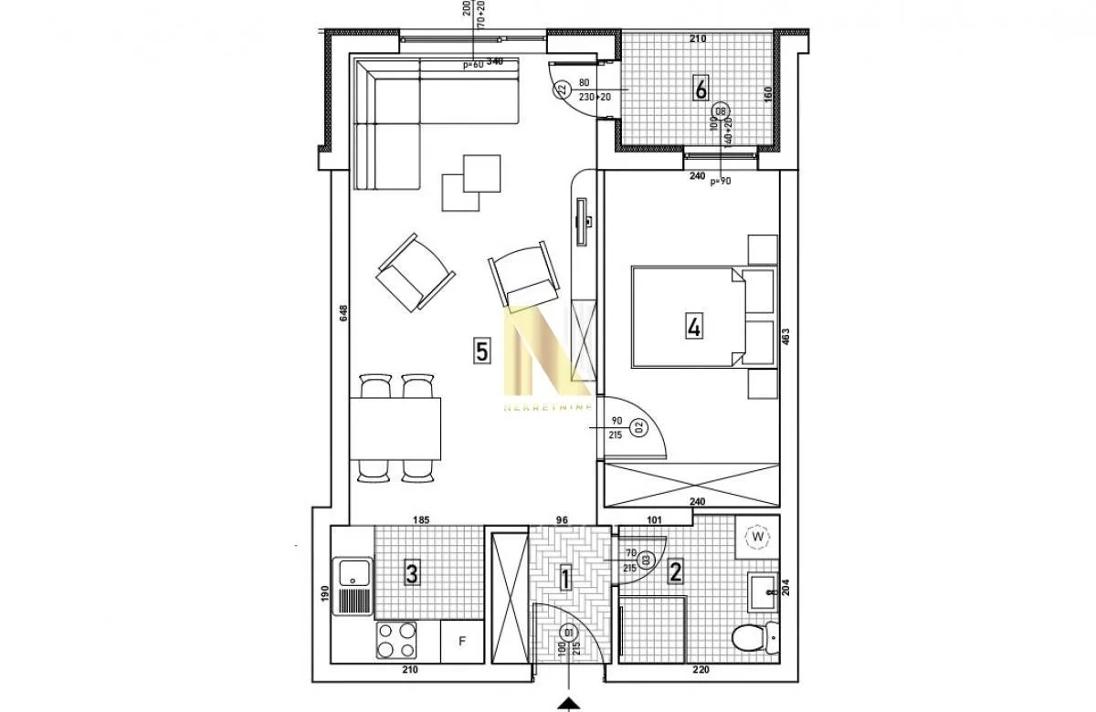 Dvosoban stan | 4zida