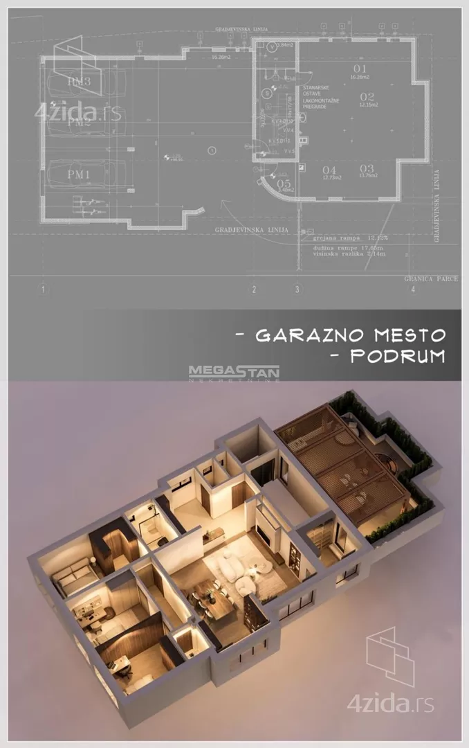 Petosoban stan | 4zida